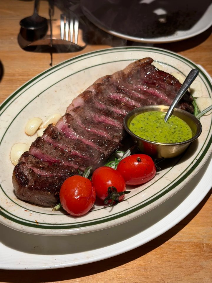 Steak with chimichurri