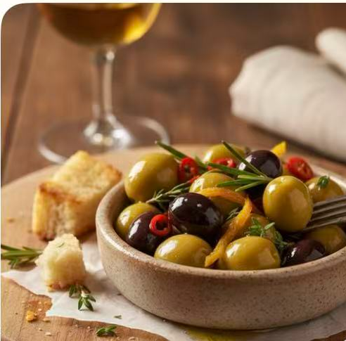 marinated olives
